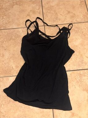 Athleta Black Double-Strap Camisole